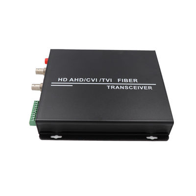 Video Audio Data Fiber Optic To Rs485 Converter 1Ch FC Connector