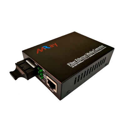 850nm 0.55KM Media Converter Multimode Fiber To Ethernet SC Connector