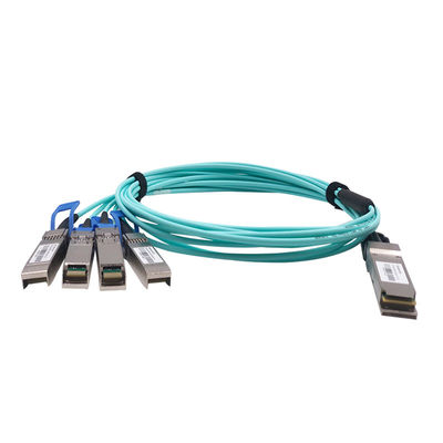 100G QSFP28 Active Optical Cable MSA SFF-8636 Low Power Consumption