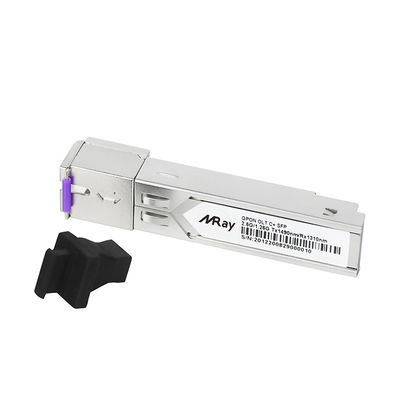 TX1490nm RX1310nm Pon SFP Module Class C+ LVPECL compatible With SC Connector