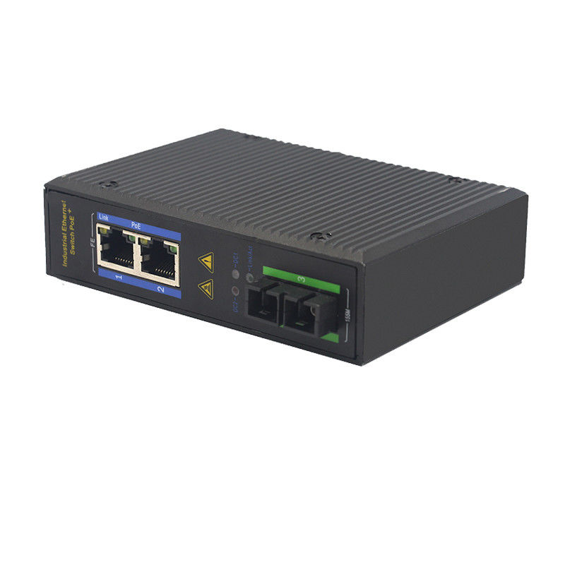 Industrial Poe Switch Din Rail Mount Type FE 100Mbps DC 1052V
