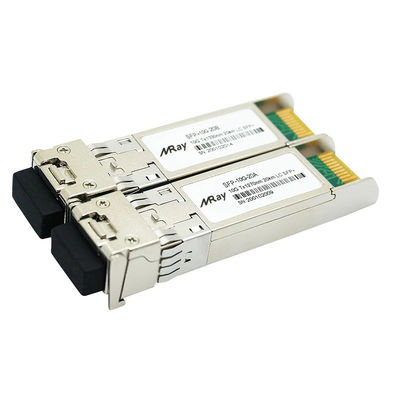 10Km Cisco 10g Single Mode Sfp Hot Pluggable 1330nm 1270nm Simplex LC
