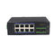 8 RJ45 Ports Unmanaged Industrial Full Gigabit Ethernet Switch 2 SFP Port