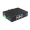 Managed Industrial Gigabit Ethernet Switch 2 SFP Port Auto MDIX Wall mounting
