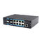 Din Rail Managed Industrial Gigabit Ethernet Switch 8 Ports RJ45 4 SFP port