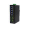 4 Port Industrial Gigabit Ethernet Switch IEEE802.3af 1000Mbps