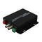 2CH Fiber Optic Video Converter , 1310nm Cctv Bnc To Ethernet Converter 720P