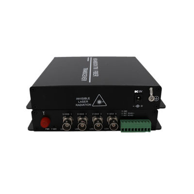 4Ch 720p HD Fiber Optic Video Converter WDM 1550nm FC connector