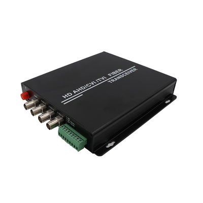 4Ch fiber optic transmitter and receiver HD AHD TVI CVI BNC port