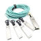 Extreme Networks Active Optical Cable , 100G QSFP28 to 4 SFP28 Aoc Cable Cisco