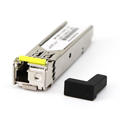 Smf Sfp Module LC Connector WDM 20km 1310nm 1550nm MCU control unit