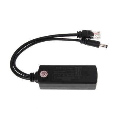 12W Gigabit 24V 48v 150m Transmission POE Devices RJ45 For IP Camera