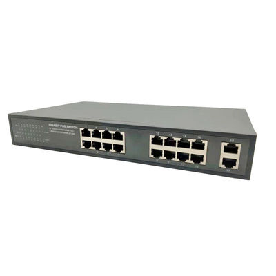 16 Ports PSE POE Switch Unmanaged 10/100/1000M 30W Gigabit Ethernet