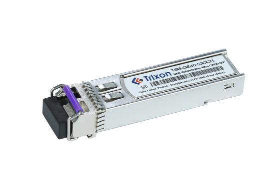 1.25G bIDI Bi-directional SFP Module LC Interface Wavelength 1550nm/1310nm 40km DDMI YES SMF -5C 70C TSB-GE40-53DCR