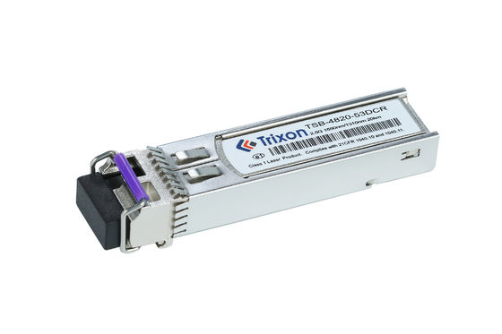 2.5G Ethernet Bidi Optical Transceiver With Single LC Connector Interface 20km