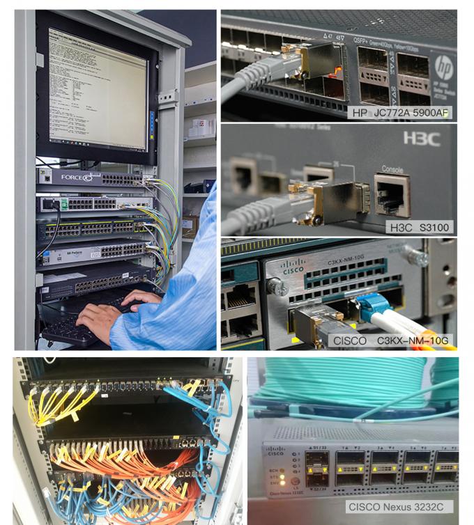 DDM SFP+ Transceiver Module , 1550nm EML Laser Cisco Switch 10g Sfp+